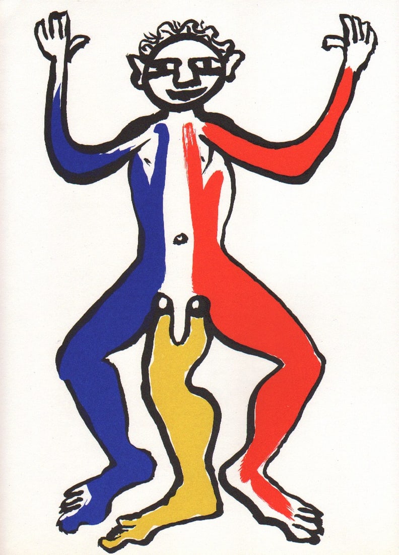 Calder Original Lithograph DM05212 Derriere le Miroir: Artist: Alexander Calder Country: USA Title: Untitled - DM05212 Medium: Original Lithograph Marks: Not signed nor numbered Paper Size: 15 x 11 inch Publisher: 1975 Maeght, France Provenance: Der