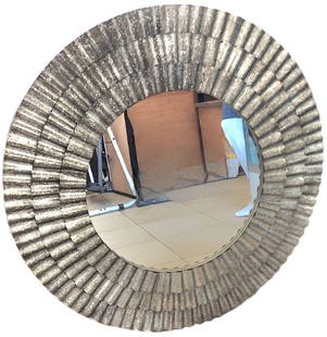 42" Diameter Dramatic Mid-Century Modern brutalist heavy metal wall sculpture: 42" Diameter Dramatic Mid-Century Modern brutalist heavy metal wall sculpture Shipping: Domestic: Shipping rates are determined by destination International: Foreign shipping rates are determined by d