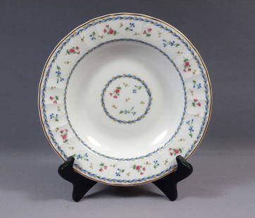 Limoges BERNARDAUD France ARTOIS BLEU Rimmed Soup Plate Bowl Gray Mark: This is a rare and gorgeous Rimmed Soup Plate, is made in Limoges, France by Bernardaud. It is in their historical ARTOIS BLEU Pattern. Artois Bleu is a simple yet sophisticated pattern by Bernardaud.