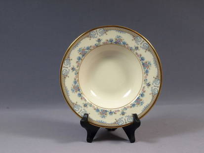 Minton Royal Doulton Avonlea Rimmed Soup Plate Bowl EXCELLENT England: This is rare and gorgeous Rimmed Soup plate, from the famous Avonlea collection by Minton/Royal Doulton - Made in England. The plate are properly marked with Minton globe and name of the pattern. This