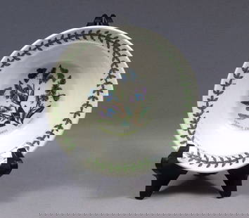 Portmeirion Botanic Garden Veronica Chamaedrys Speedwell Cereal Soup Bowl: This vintage Portmeirion Botanic Garden Cereal/Soup Bowl features the Veronica Chamaedrys Speedwell flower. It is made by Portmeirion in their famous Botanic Garden - Made in England. The bowl is prop