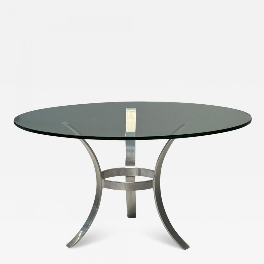 John Vesey attr, Mid-Century Modern, Cast Aluminum, Center Table, USA, 1970s: Title: John Vesey attr, Mid-Century Modern, Cast Aluminum, Center Table, USA, 1970s Description: John Vesey Attribution, Mid-Century Modern, Cast Aluminum, Center Table, USA, 1970s A cast aluminum and