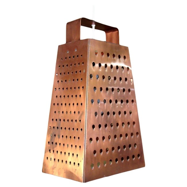 Curtis Jere Cheese Grater Hanging Chandelier (1 of 1)
