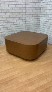 Postmodern Coffee Side Table with Wood Laminate Surface: Vintage from before 2000 Materials: wood Width: 25.5 inches Height: 16 inches Depth: 35.5 inches Shipping is NOT $1.00, please read below how to get a shipping quote. Postmodern Coffee Side Table with