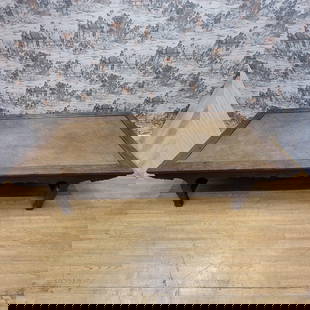 Antique Shanxi Province Ming Dynasty Elm and Rattan Coffee Table: Vintage from before 2000 Antique Shanxi Province Ming Dynasty Elm and Rattan Coffee Table The woven rattan top is reinforced with solid elm wood backing for durability and strength. It&#8217;s in orig