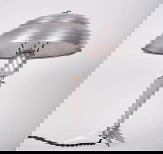 1950's Philips Desk Lamp designed by Louis Kalff Bijoux: While at Philips, Kalff helped define the overall color, material, and form choices for a variety of projects. He also designed advertisements, branding, exhibitions, lighting, and various other produ