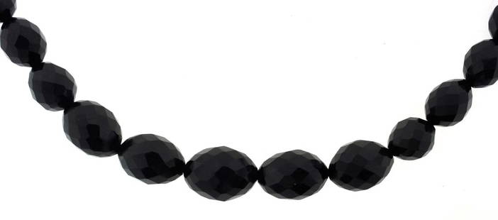 CHIC Victorian Jet Hand Carved Beads Necklace Circa 1900!: DK Victorian Jet Hand Carved Beads Unique&#8230; Stylish & Classic! A dream of every woman and man & YOU CAN MAKE IT TRUE! This elegant necklace is one of a kind! Now you have a chance to purchase it