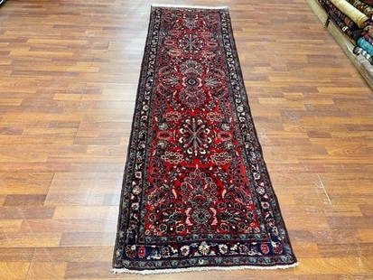 Antique Persian Hamadan Runner-2912: Title: Antique Persian Hamadan Runner-2912 Description:Beautiful antique Persian Hamadan Runner from west of persia, size 2 ft. 6 inches by 8 ft. 5 inches, circa 1920, excellent condition with a high