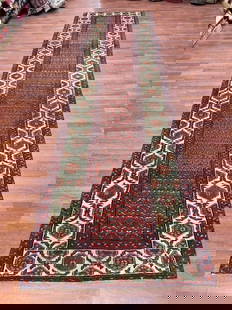 Antique Persian Kurd Runner-5019: Title: Antique Persian Kurd Runner-5019 Description:Beautiful antique persian Kurd runner, from west of persia, size 3 ft. 3 inches by 13 ft. 1 inch, circa 1920, excellent condition with a good pile t