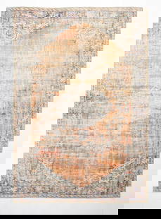 10'1'' x 6'10'' Handmade Vintage Wool Rug - 24344: Title: 10'1'' x 6'10'' Handmade Vintage Wool Rug - 24344 Description:Vintage Rug Handmade, handwoven with traditional technique. Low pile, soft rug. Rug Condition : Fully cleaned and ready to use Orig
