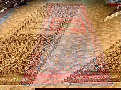 Antique Persian Northwest Rug- 4943: Title: Antique Persian Northwest Rug- 4943 Description:Unusual antique Persian Northwest wide runner , from northwest Persia, size 4 ft. 2 inches by 10 ft. 10 inches, circa 1930, excellent condition w