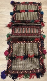 Hand Knotted Persian Saddlebag Rug 3.10x1.7 ft