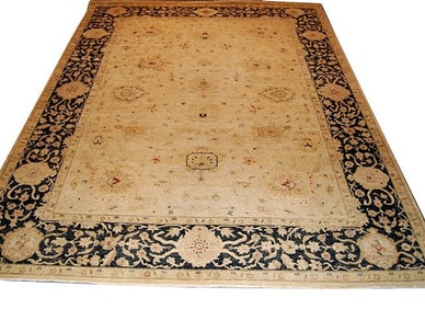9' x 12' Off White 10/10 HT Chobi Peshawar Rug 804-77