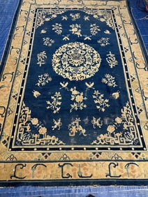 Hand Knotted Chinise Silk Rug -6x9 ft