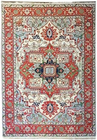 9' x 12' New Serapi Heriz Handmade Rug #F-5891