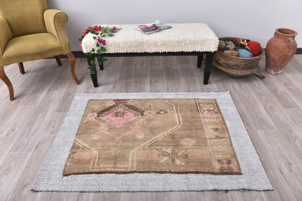 4'10'' x 3'5'' Turkish Flatweave Kilim Rug - 241739
