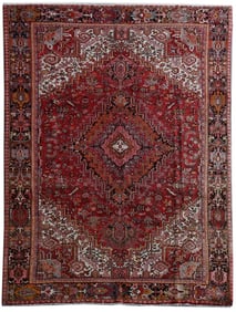 9' x 12' Red Persian Heriz Rug 82350