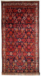 Handmade antique Persian Malayer runner 5.5' x 11.6' ( 170cm x 356cm ) 1920s: Title: Handmade antique Persian Malayer runner 5.5' x 11.6' ( 170cm x 356cm ) 1920s Origin:Middle East Dimension: 5.5' x 11.6' ( 170cm x 356cm ) Materials:wool Year:1920s Description:Rare and beautifu