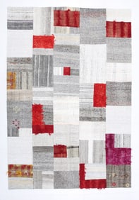 10'1'' x 6'11'' Turkish Flatweave Kilim Rug - 60604