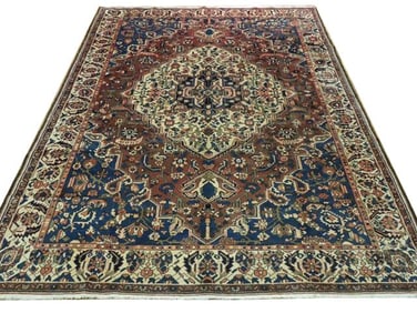 9' x 12' Red Bakhtiari Rug #PIX-15876