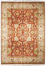 9' x 12' QUALITY Zigler Chobi Peshawar Rug NATURE WOOL #5078