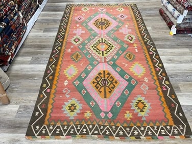 Dated Armenian Kilim Caucasian Rug-4891