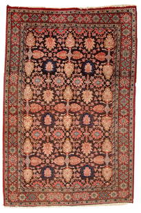Handmade antique Persian Bidjar rug 4.4' x 6.6' ( 134cm x 202cm ) 1930: Title: Handmade antique Persian Bidjar rug 4.4' x 6.6' ( 134cm x 202cm ) 1930 Origin:Iran Dimension: 4.4' x 6.6' ( 134cm x 202cm ) Materials:wool Year:1930s Description:Antique hand made Persian Bidja