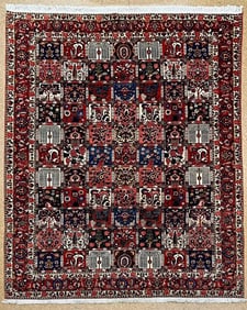Persian Bakhtiari Hand Knotted Oriental Rug 8'10" x 12'6"