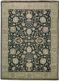 9' x 12' Pine Green Agra 8/8 Quality Rug 20439