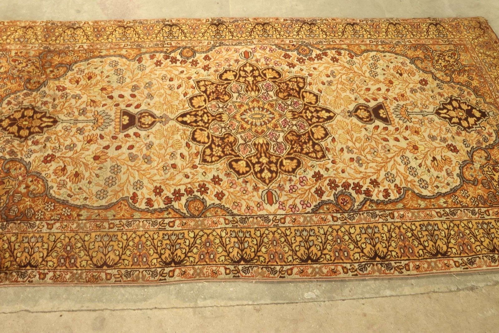 Hand Knotted Oushak Rug 4.8x8.8 ft (1 of 5)