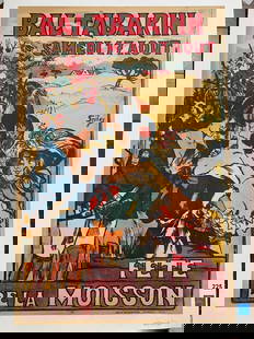 Bal Tabarin Fete de la Moisson - Art by Smiley (1907) 16.5 x 24.5 French Advertising Poster LB: Bal Tabarin Fete de la Moisson - Art by Smiley (1907) 16.5 x 24.5 French Advertising Poster LB, Please refer to the attached photos to determine the condition of this original vintage item. Note: LB m