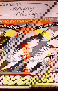 The Cuckoos (1930) US Window Card Poster - Wheeler And Woolsey As Birds!: The Cuckoos (1930) US Window Card Poster - Wheeler And Woolsey As Birds!, Please refer to the attached photos to determine the condition of this original vintage item. Note: LB means Linen Backed. Rea