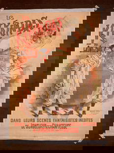 Les Ki-Kin-Das Casino du Paris - Art Candido (1895) 37.5 x 51 French Theater Poster LB: Les Ki-Kin-Das Casino du Paris - Art Candido (1895) 37.5 x 51 French Theater Poster LB, Please refer to the attached photos to determine the condition of this original vintage item. Note: LB means Lin