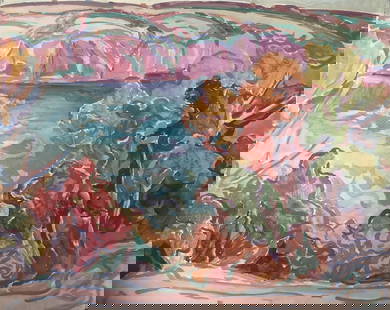 Abstract oil painting Vacation thoughts Peter Tovpev: &#8470;AAA2200 If you're looking for a piece of art that will transport you to a summer paradise, then look no further than "Vacation Thoughts"! This oil painting features a tranquil lake scene, with