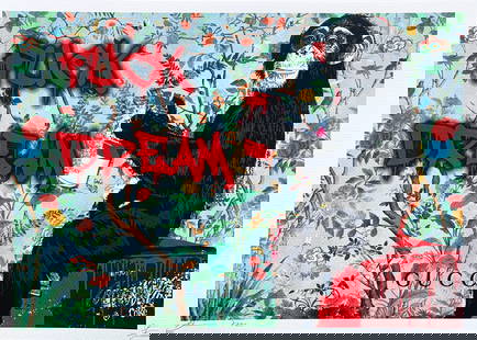 Death NYC Mr Brainwash Gucci: Title: Death NYC Mr Brainwash Gucci Date/Period: 21st Century Materials: Giclee on Fine art 300 gsm paper Size: 17 3/4 x 12 1/2 inches Artist: Death NYC, limited edition giclee on paper, out of edditi
