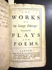 1704 Leather Works of George Etherege