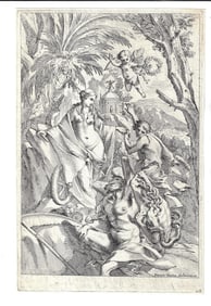 1656 Etching Francois Collignon after Pietro Testa