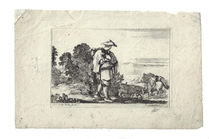 1640 Engraving Stefano Della Bella