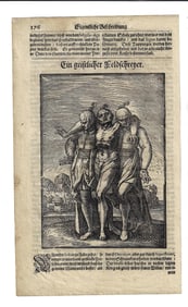 1626 Fine Engraving Melchior Lorch