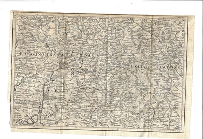 1760 Two Large Eastern Europe Folding Maps