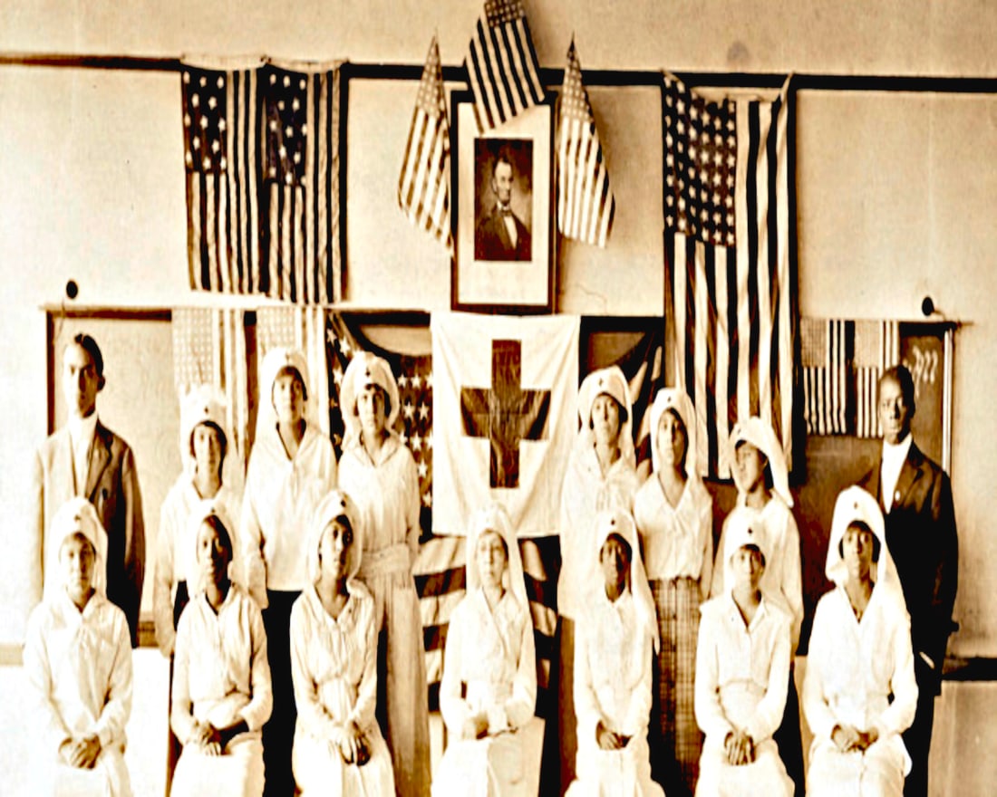 1917 AFRICAN AMERICAN RED CROSS NURSES: Title: 1917 AFRICAN AMERICAN RED CROSS NURSES Artist/Source: CLEMSON SHUBART Original Date: (SEE TITLE) Dimensions: 8X10 or 10X8 ACCORDINGLY Description: || UNITED STATES SHIPPING ONLY! || This lot is