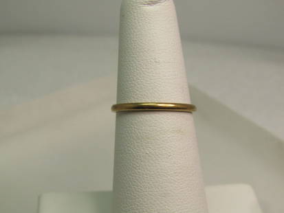Vintage 18kt Wedding Band, Sz. 5.5, Lambert Bros, 1800's to 1920's.: Title:Vintage 18kt Wedding Band, Sz. 5.5, Lambert Bros, 1800's to 1920's. Description:Vintage 18kt Wedding Band, Sz. 5.5, Lambert Bros, Early 1900's. 1.5mm rose gold band. It is signed Lambert Bros. a