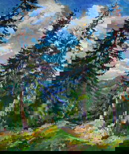 Oil painting Sunny day Leonid Pavlenko: 80PAVL Painter: Leonid Pavlenko Size: 75x65 cm/29.52x25.59 inches Components: oil, canvas Original painting CONDITION: excellent ARTIST: Born on April 23, 1970 in the village. Bondarivka, Zhytomyr reg