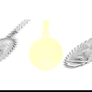 Cupid Cherub Angel Round Disc Pendant Charm 14K Yellow Gold, .88 Grams: Cupid Cherub Angel Round Disc Pendant Charm 14K Yellow Gold, .88 Grams This is such a lovely charm that can be worn on the necklace or bracelet of your choice.. Please let us know if you have any ques