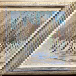 Oil painting Etude Kogan-Shatz: 187AADuk Painter: Kogan-Shatz S&#1110;ze: 49x49 cm/19.29x19.29 inches Components: oil, canvas Original painting from our collection ERA: 70th Short information: Matvei Borisovich Kogan-Shats was a Sov