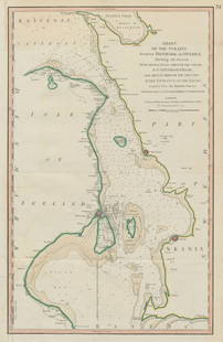 Chart of the straits between Denmark & Sweden… LOUS / FADEN. Oresund 1802 map: TITLE/CONTENT OF MAP: 'Chart of the straits between Denmark and Sweden shewing the passage from the Kattegat through the Sound to Copenhagen Road and thence through the grounds to the entrance of the