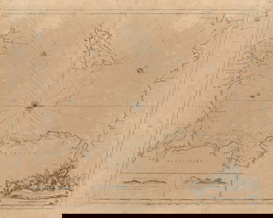 IRISH SEA chart. Lancashire Cumbria North Wales Isle of Man. COLLINS 1693 map: CAPTION PRINTED BELOW PICTURE: [Irish Sea] - To the Honble Sr John Lowther Bart. One of the commissioners for executing the Office of Lord High Admirall of England 1689 This fascinating map shows the