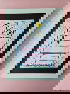 Aidan Flux Snoopy Woodstock | Iconic Mixed Media Artwork 1/1 Hand Signed COA: Own a Unique and Striking Artwork by the renowned contemporary artist Aidan Flux. �� Artist: Aidan Flux �� Title: " SNOOPY & WOODSCTOCK ") �� Medium: Mixed Me