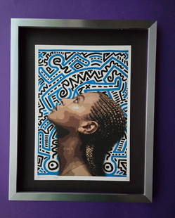 Death NYC | Hand Signed Original Pop Art Print MY BEYONCE KEITH HARING #8 COA: Up for Sale this Beautiful and Scarce Print by Pop Art Graffiti Master Artist Death NYC Hand Signed in Pencil Numbered X/100 or Artist Proof This piece is mounted on a 14 x 11 in. black acid free blac