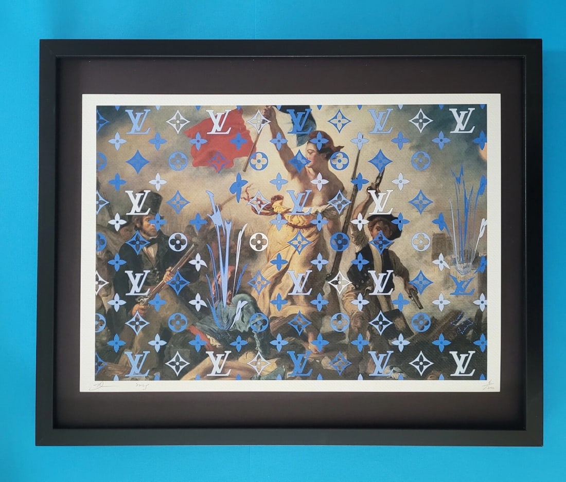 DEATH NYC Hand Signed LARGE Print Framed 16x20in COA REVOLUTION +: This is a Stunning and Scarce 100% Authentic New Print by Death NYC Hand Signed and Numbered in Pencil by the Artist Limited Edition of 100 Large Size: 45cm x 32cm About 18x13in Fine Art 300 gsm Paper